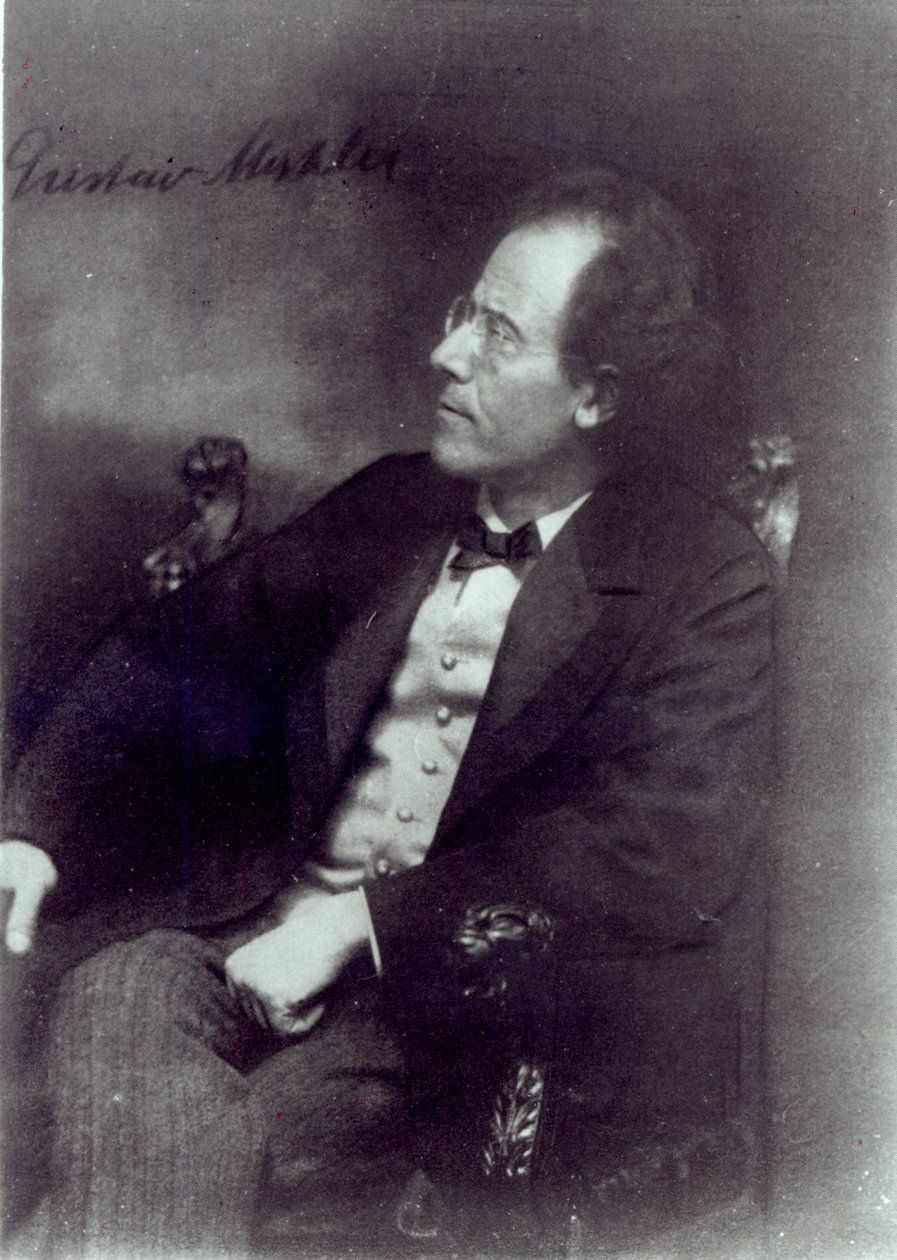 Portrett av Gustav Mahler, ca. 1907 av Austrian Photographer