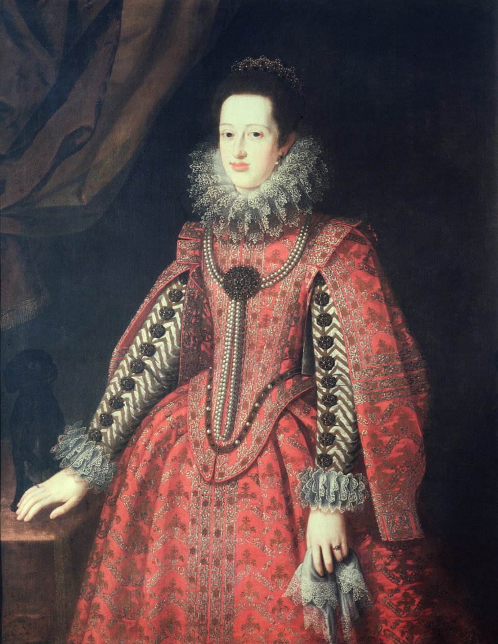 Hertuginne Eleonora av Mantua (1598-1633) 2. kone til Ferdinand II av Austrian School