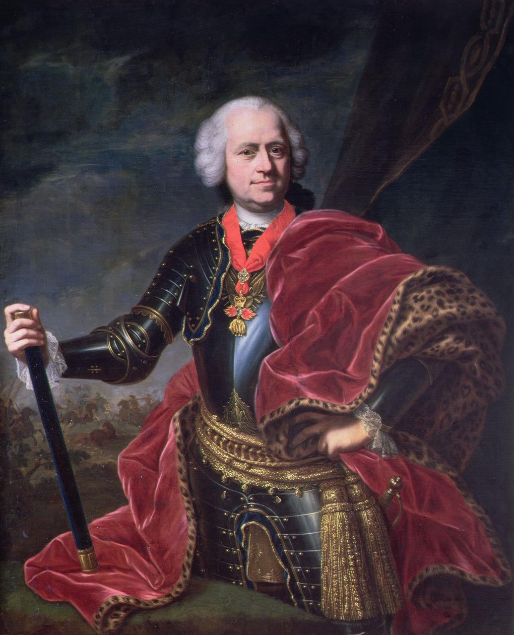 Karoly Jozsef Batthyany (1698-1772), prins av Batthyany, ungarsk feltmarskalk i østerriksk tjeneste av Austrian School