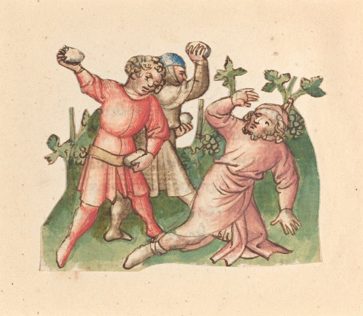 Steiningen av Nabot av Austrian 15th Century