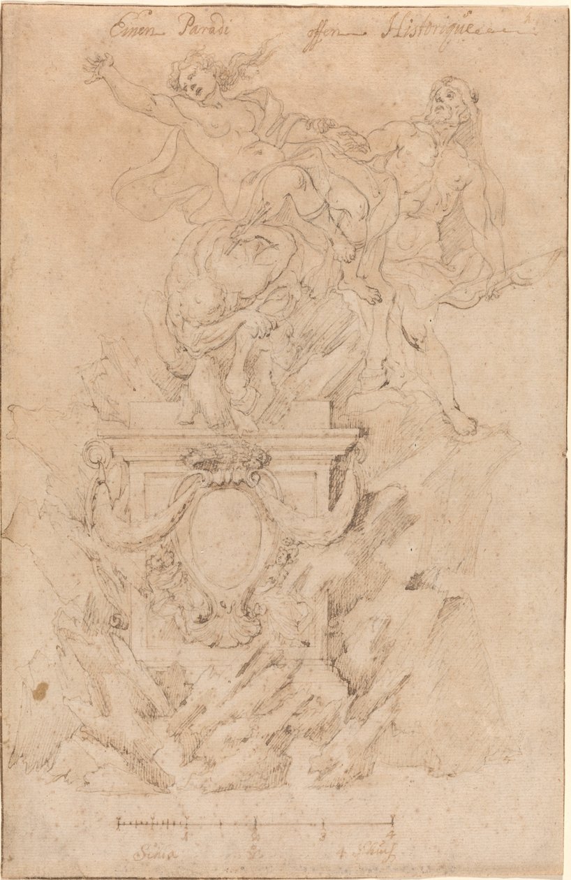Redningen av Deianeira av Austrian 18th Century