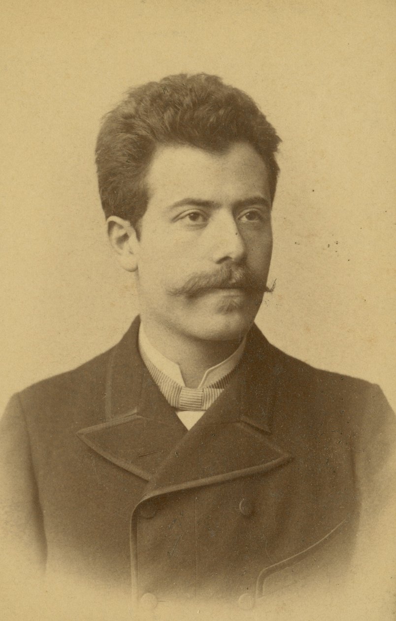 Gustav Mahler, 1884 av Austrian Photographer