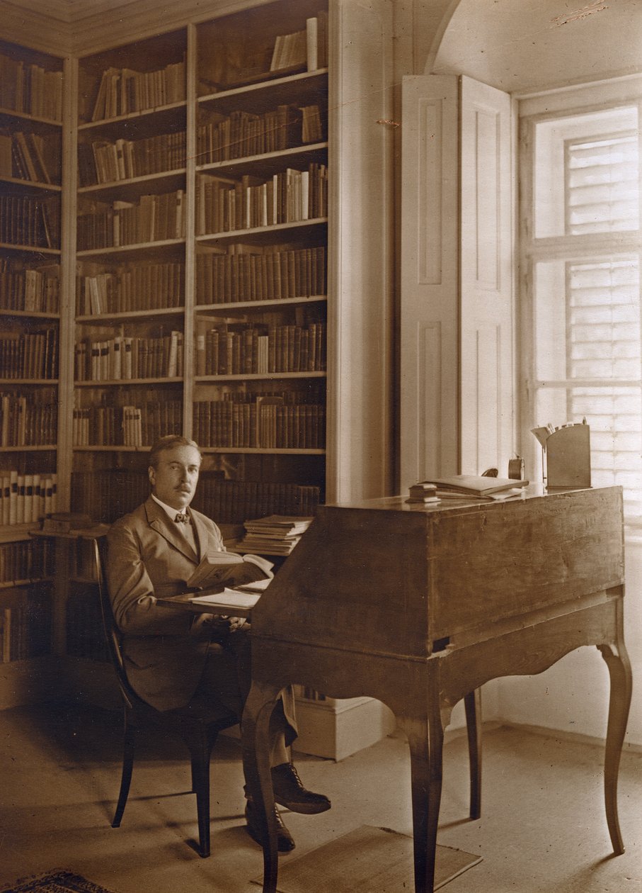 Portrett av Hugo von Hofmannsthal av Austrian Photographer