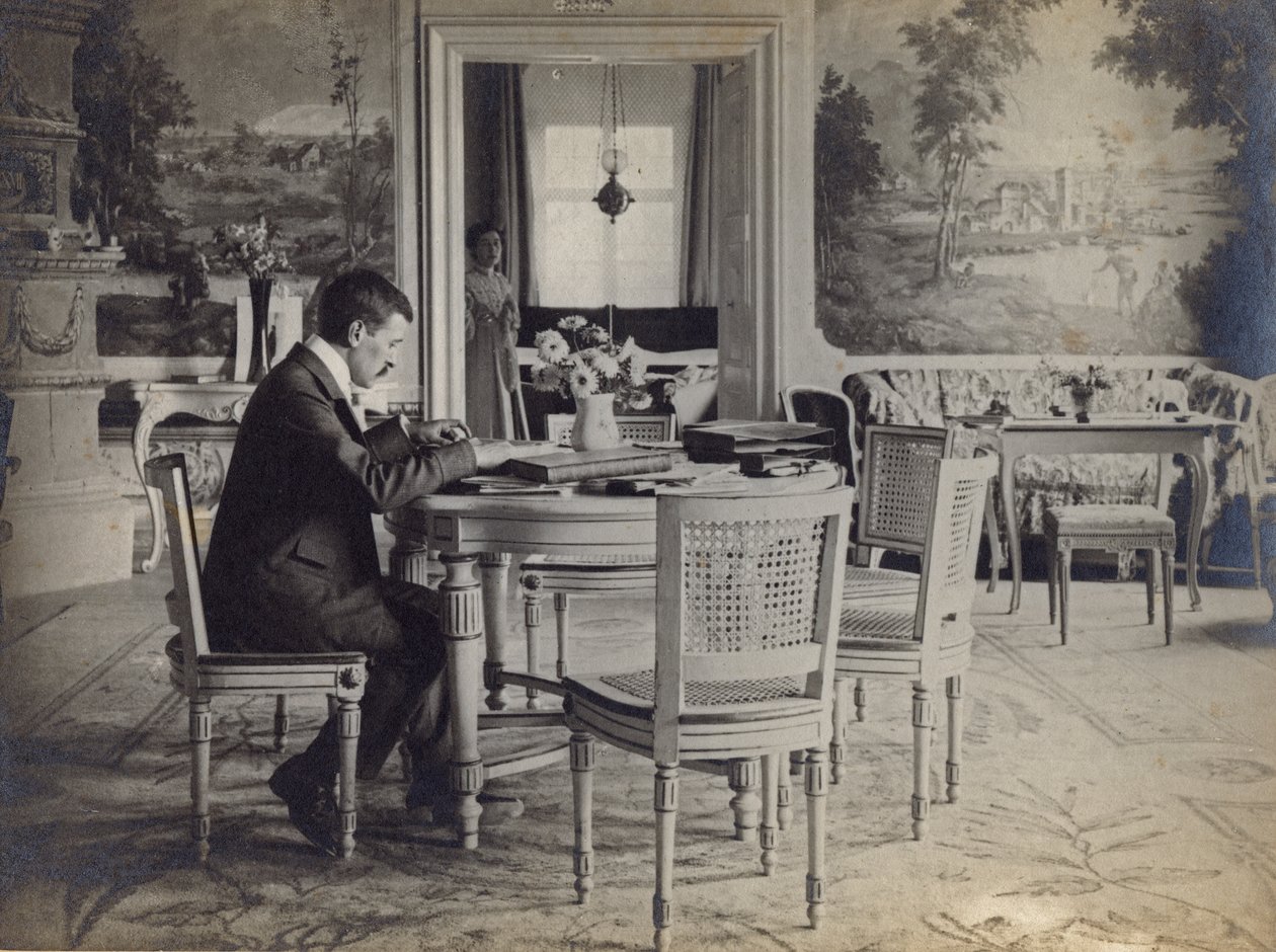 Portrett av Hugo von Hofmannsthal av Austrian Photographer