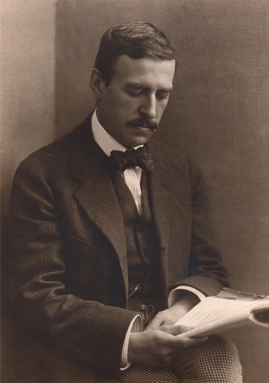 Portrett av Hugo von Hofmannsthal, ca. 1920-21 av Austrian Photographer