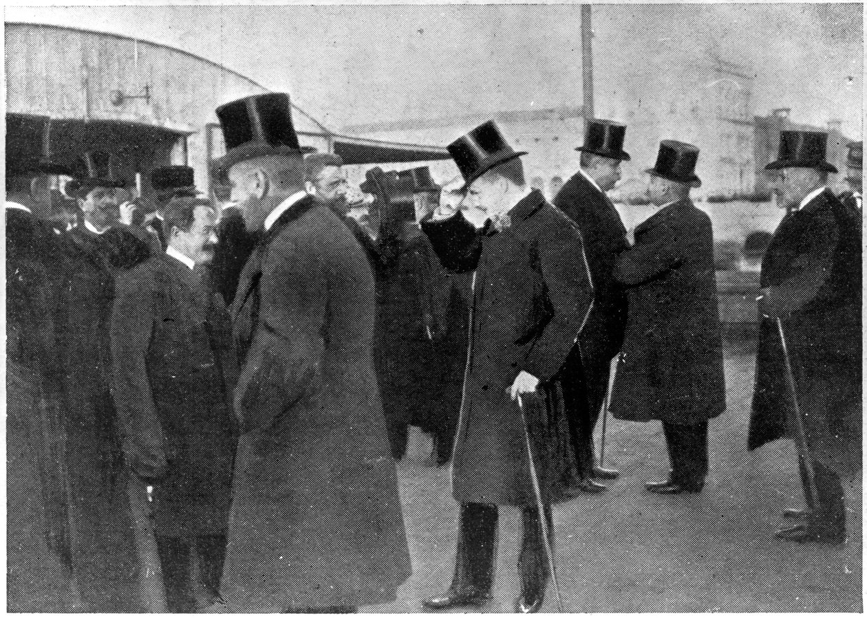 Scene for attentatet på erkehertug Franz Ferdinand og hans kone Sophie, hertuginne av Hohenberg, 1914 av Austrian Photographer