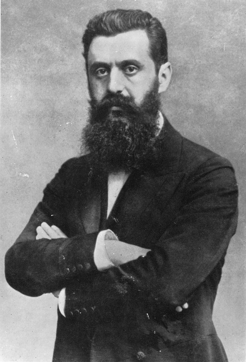 Theodor Herzl, 1903 av Austrian Photographer