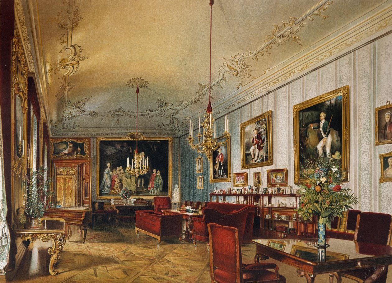 Hall of Princess Sofia i Imperial Apartments, Schönbrunn Palace (UNESCOs verdensarvliste av Austrian School
