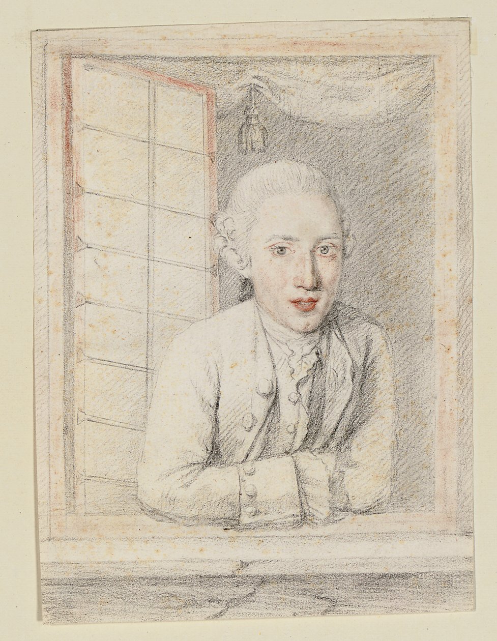 Portrett av prins Albert Casimir August von Sachsen-Teschen, grunnlegger av Albertina av Austrian School