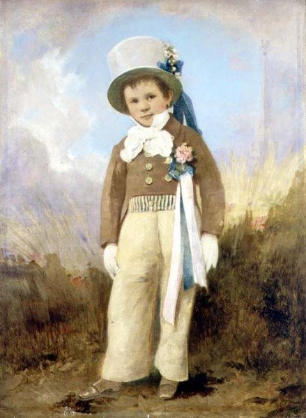 Portrett av en gutt av Austrian School
