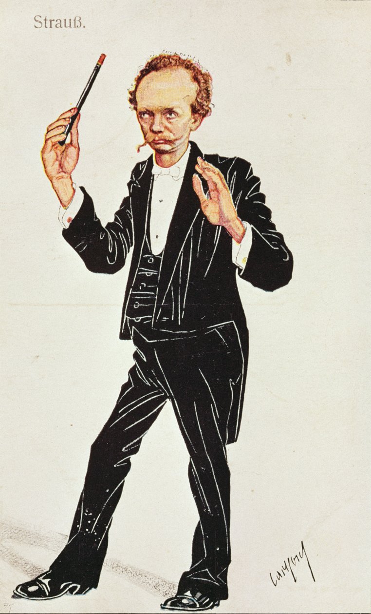 Richard Strauss (1864-1949) dirigerer av Austrian School