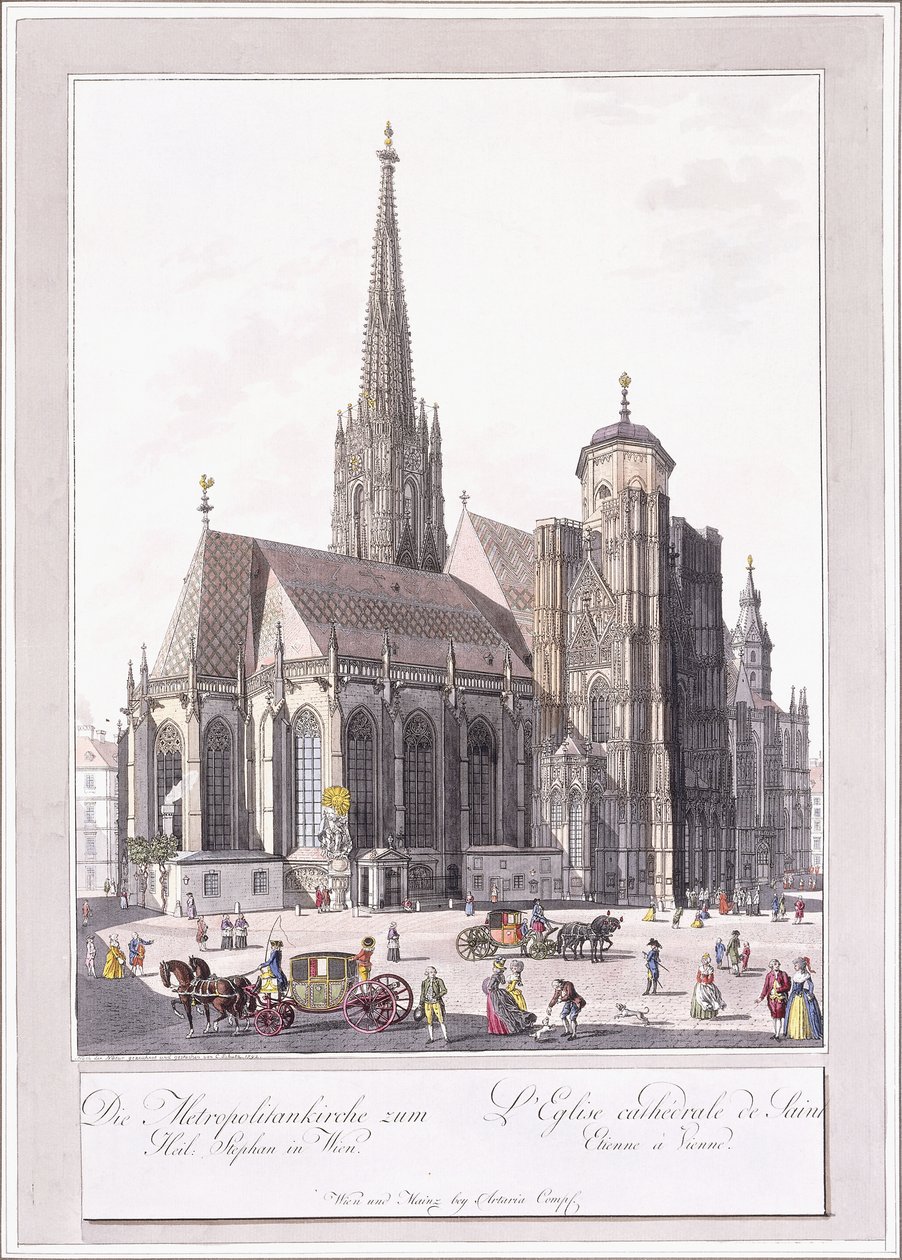 Stefansdomen i Wien av Austrian School
