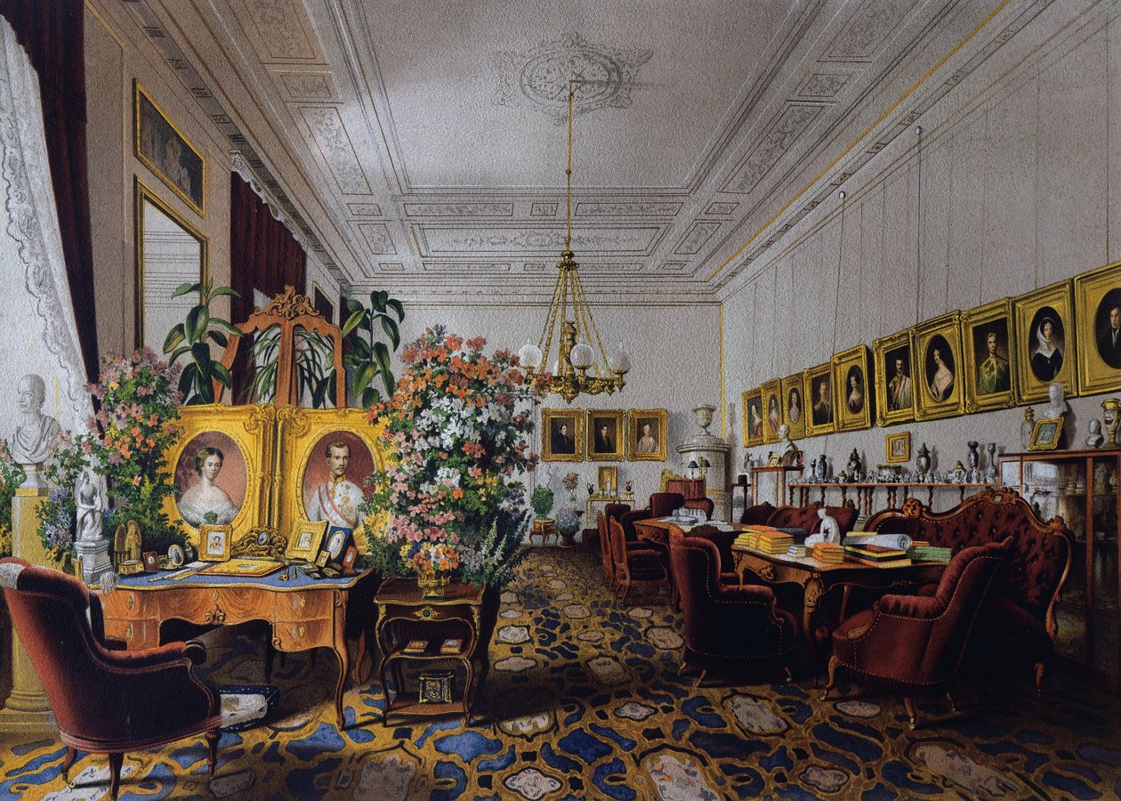 Hallen til erkehertuginne Sophia i Hofburg i Wien, ca 1854, Østerrike av Austrian School