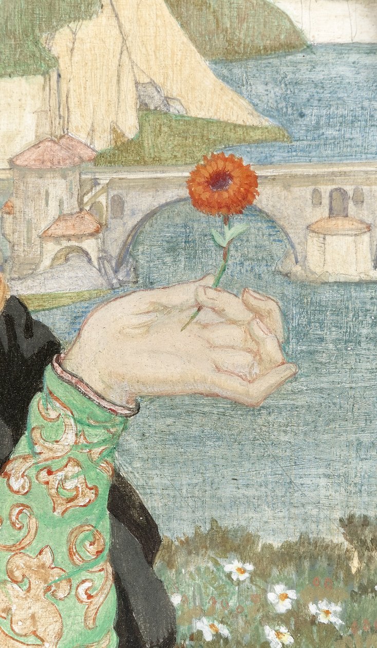 The Chria, ca. 1929 (tempera om bord) (detalj av 244475) av Averil Mary Burleigh