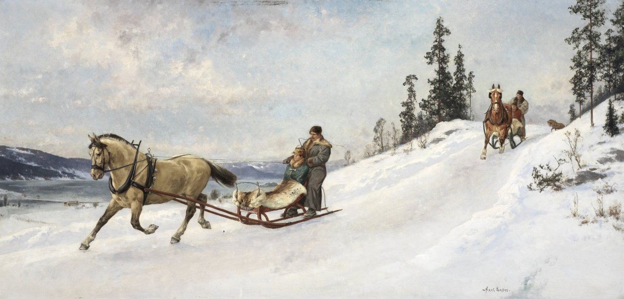 Vinterutflukt av Axel Hjalmar Ender