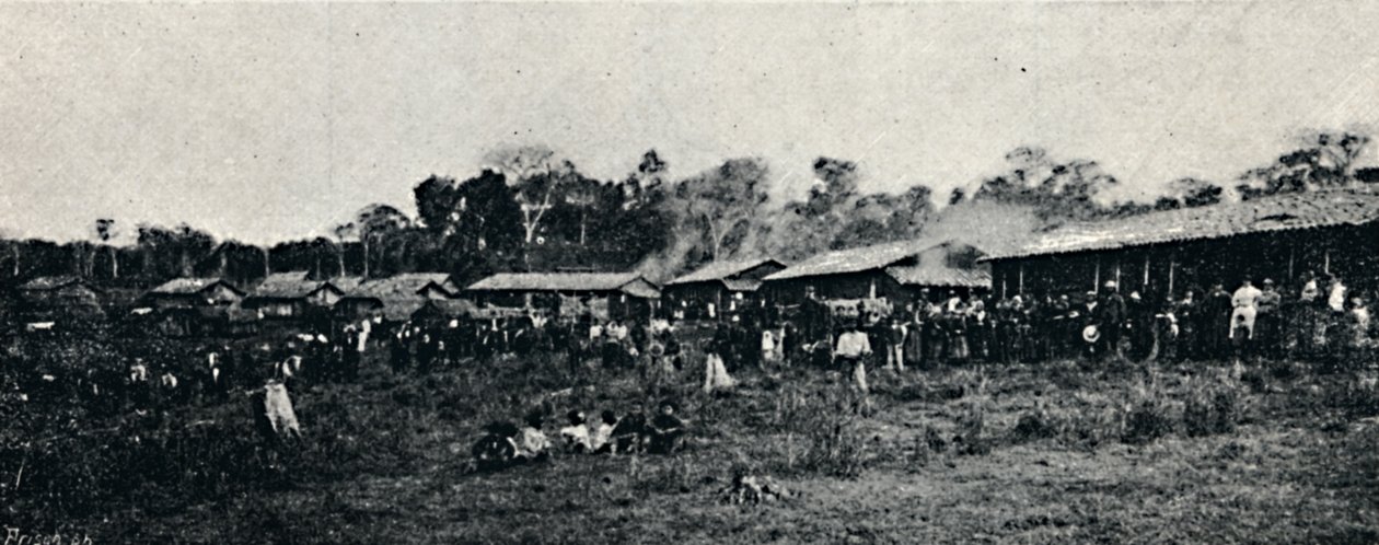 Italiensk koloni Fazenda Arindiuba, 1895 av Axel Frick