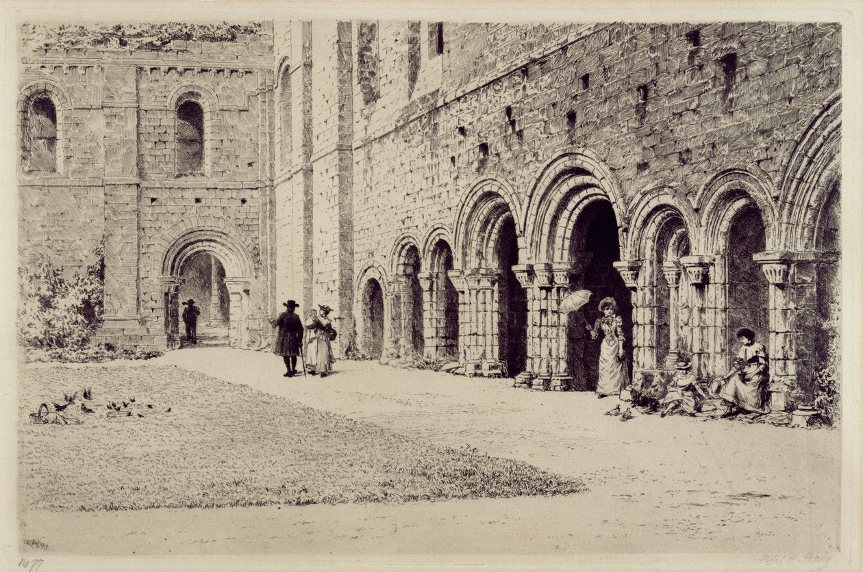 Klosteret, Kirkstall Abbey av Axel Haig