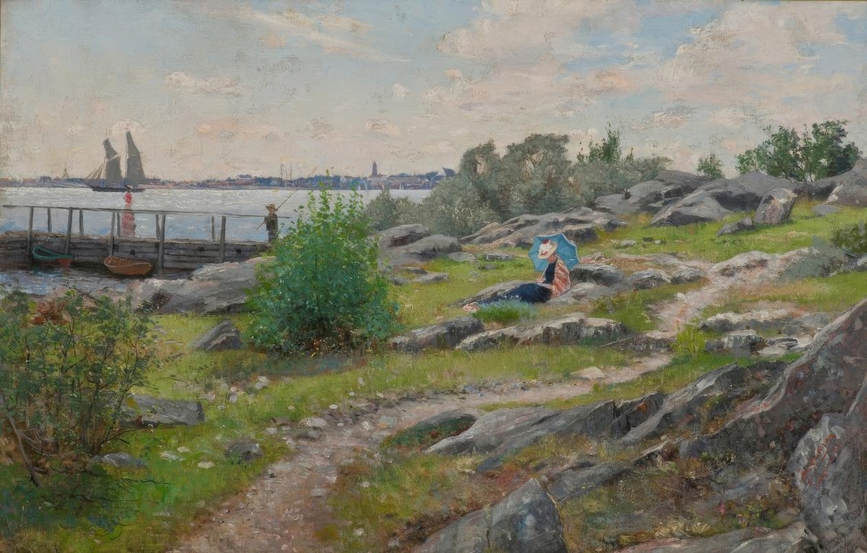 A. Lindman, På kysten av Axel Lindman