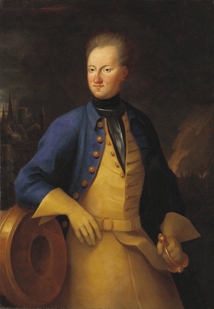 Charles XII ou Carl de Suede - Portrett av kong Karl XII av Sverige (1682-1718), av Sparre, Axel (1652-1728). Olje på lerret av Axel Sparre