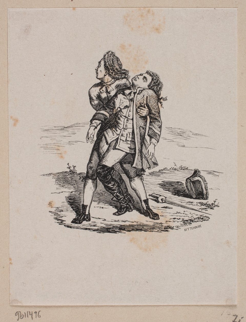 og duell av Axel Theodor Kittendorff