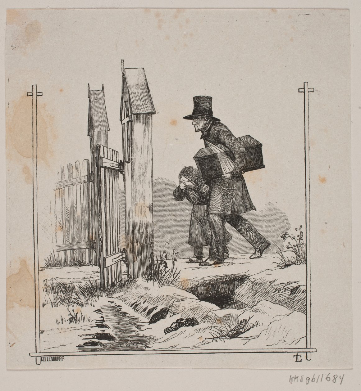 En begravelse av Axel Theodor Kittendorff