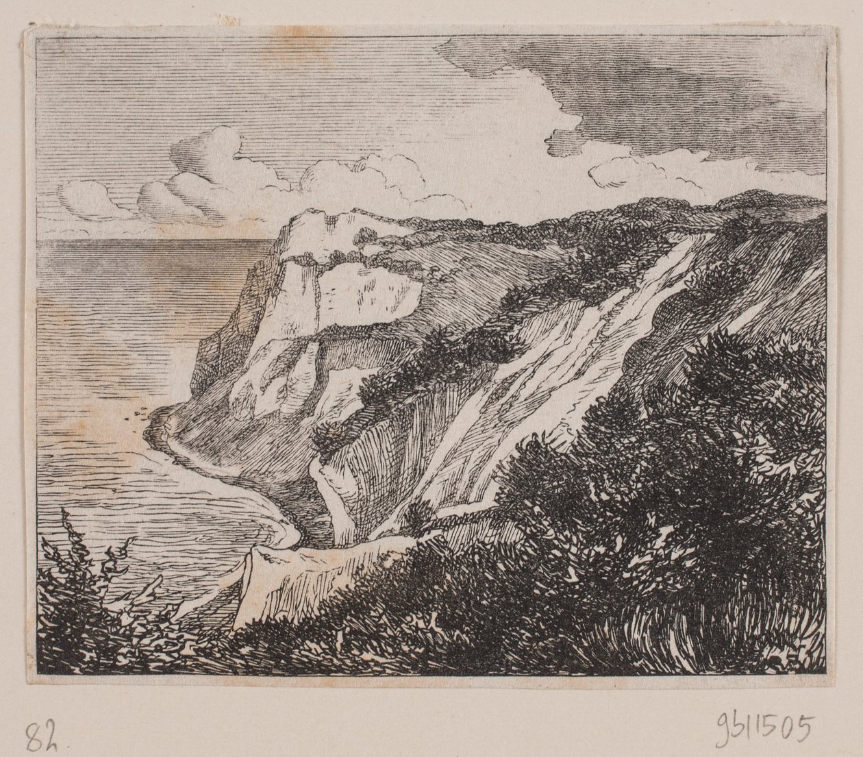 fjellet Moens Klint av Axel Theodor Kittendorff