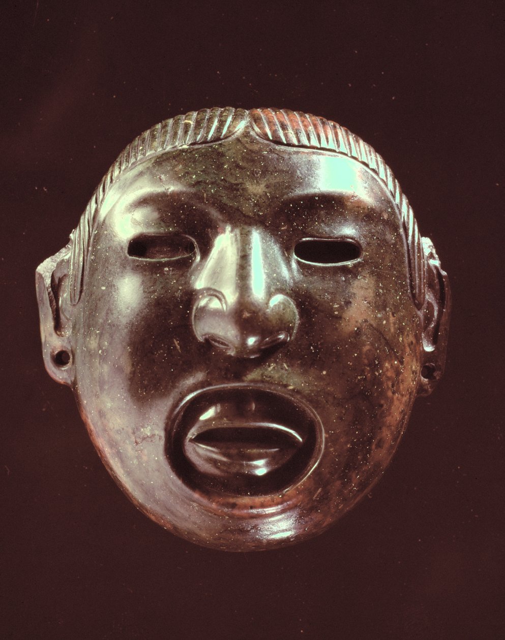 Maske av Xipe Totec av Aztec