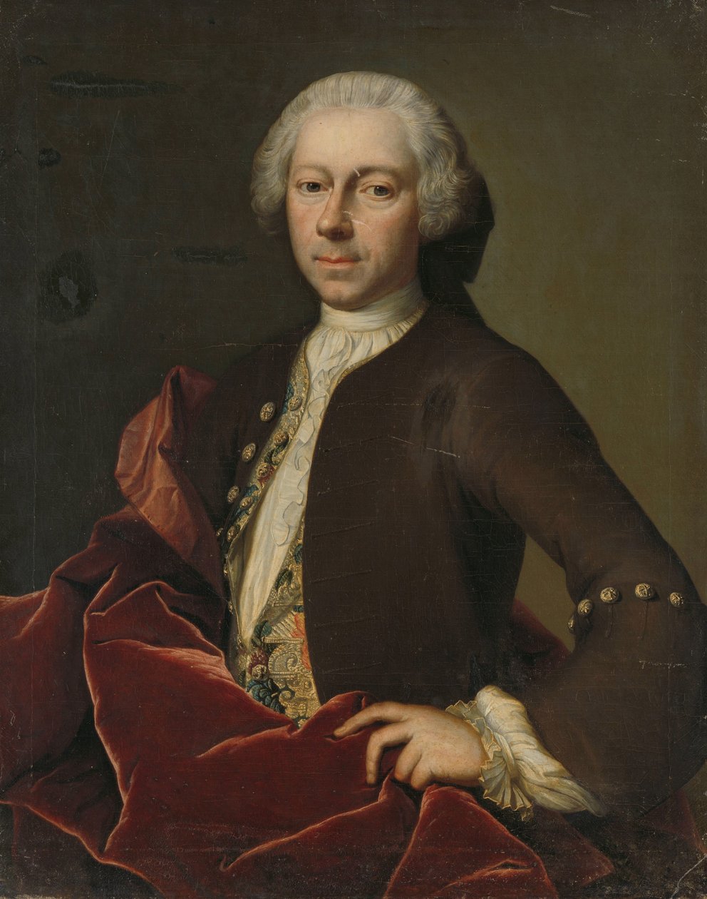 Portrett av Pieter Parker, rådmann, borgermester og rådmann i Goes av B. Monmorency