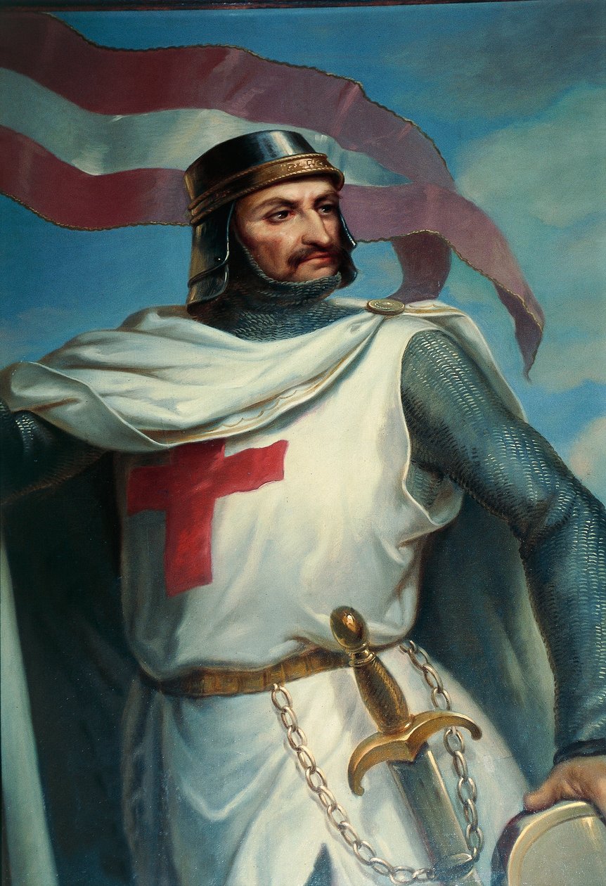 Crusaders Gallery, av B. Strobl (1857-1860) (fresco) av B. Strobl