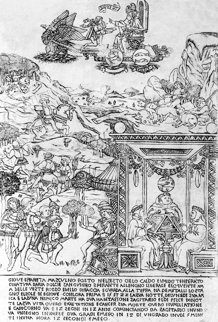 Jupiter, ca. 1464 av Baccio Baldini