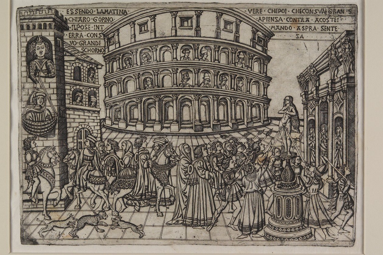 Virgil trollmannen, ca. 1460-63 av Baccio Baldini