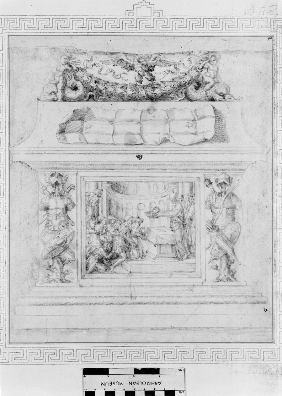 Dekorasjon av en kiste, ca. 1535 av Baccio Bandinelli