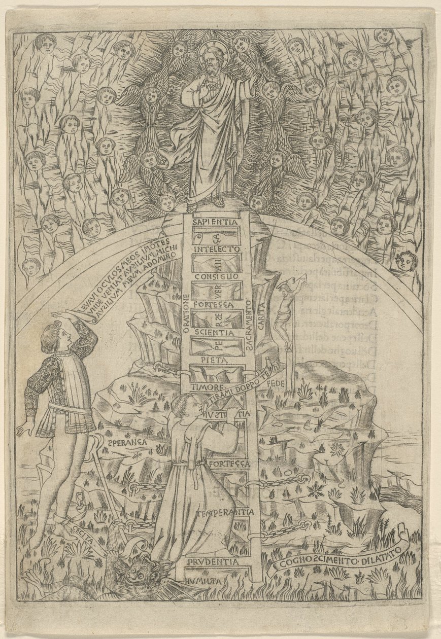 The Holy Mountain, folio 3 fra The Holy Mountain (Monte Sancto di Dio) av Baccio Baldini