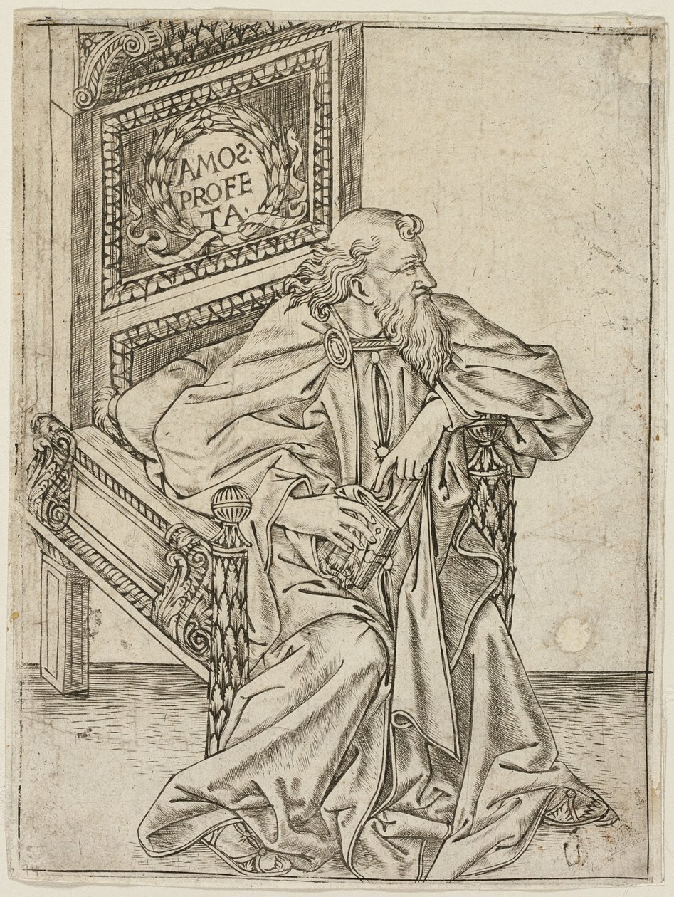 Profeten Amos av Baccio Baldini