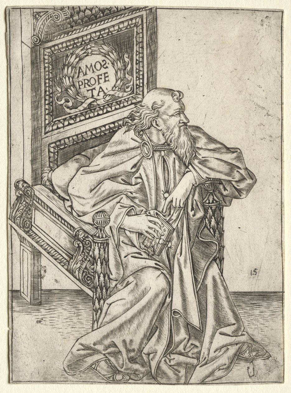 Profetene: Amos, ca. 1470-1475. av Baccio Baldini