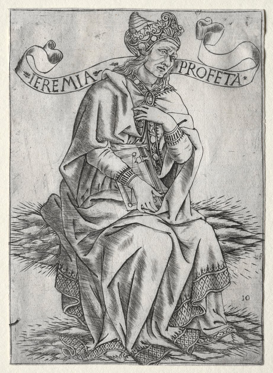 Profetene: Jeremia, ca. 1470-75. av Baccio Baldini