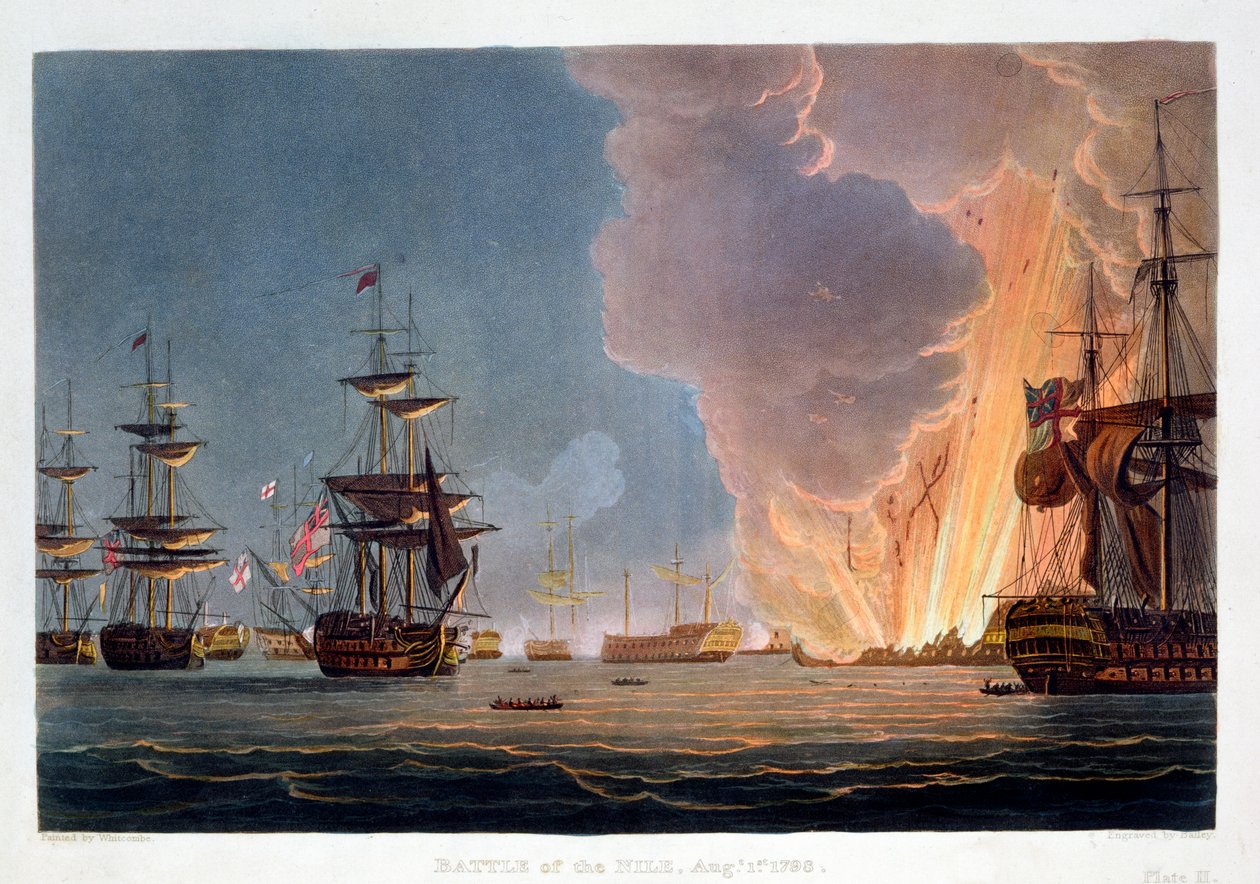Slaget ved Nilen, 1. august 1798 1816 av Bailey