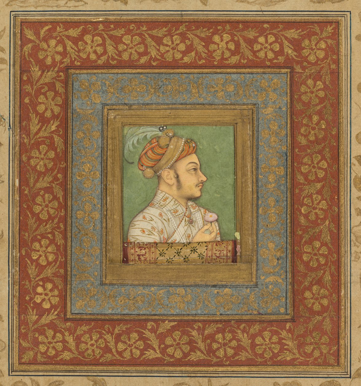 Portrett av Murad Bakhsh 1624-1661, ca. 1635. av Balchand
