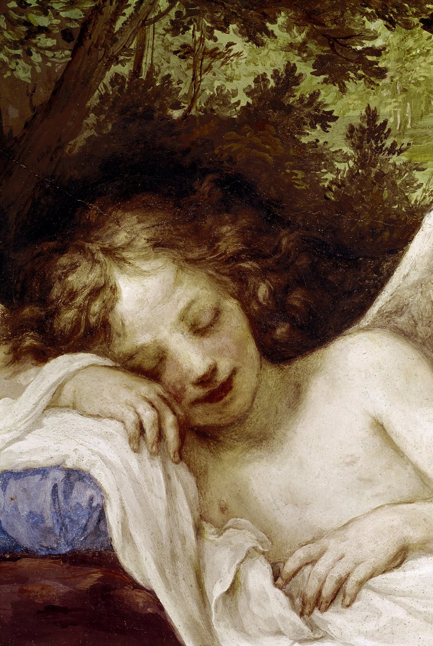 Sovende kjærlighet av Baldassare (1611 89) Franceschini