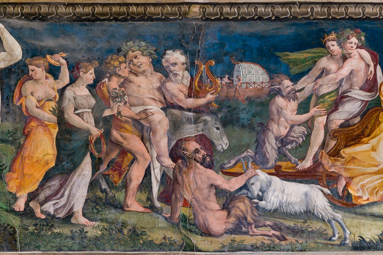 Thiasus av Dionysos av Baldassarre Peruzzi