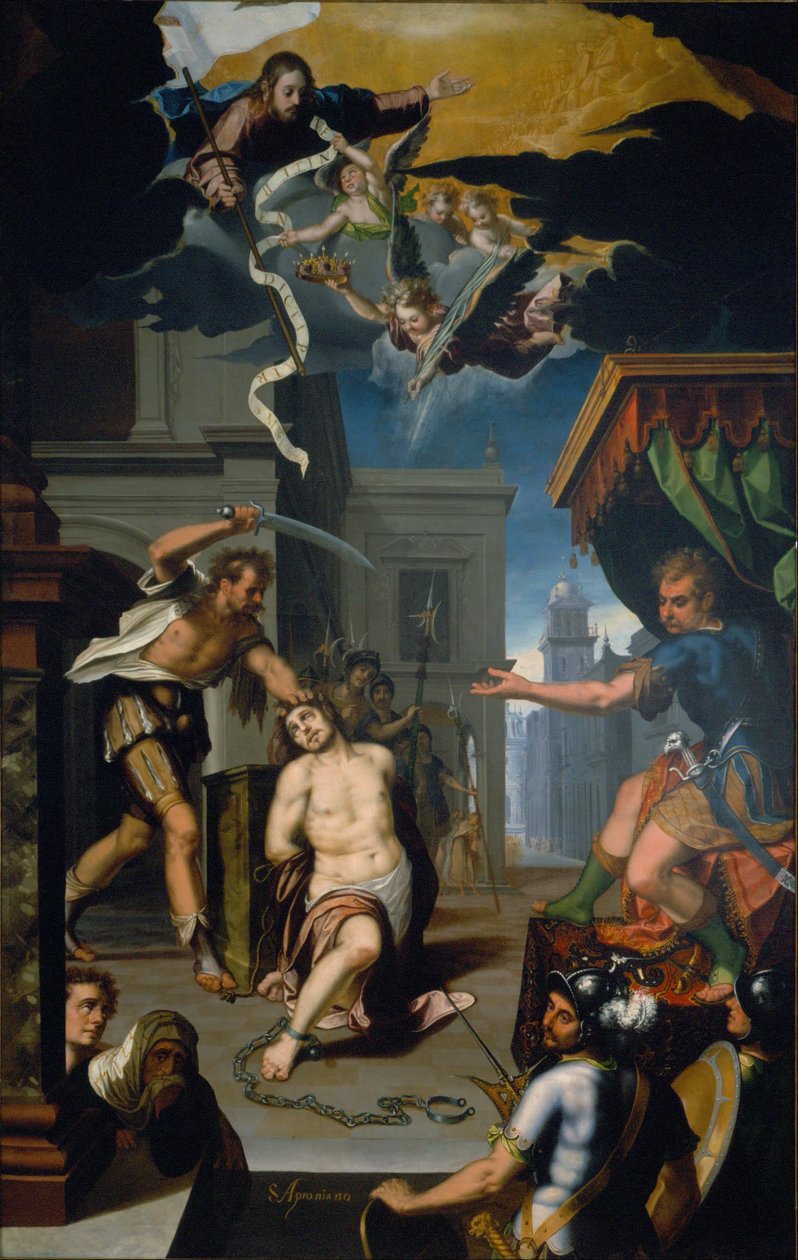 Martyriet til Saint Apronianus av Baltasar de Echave Orio