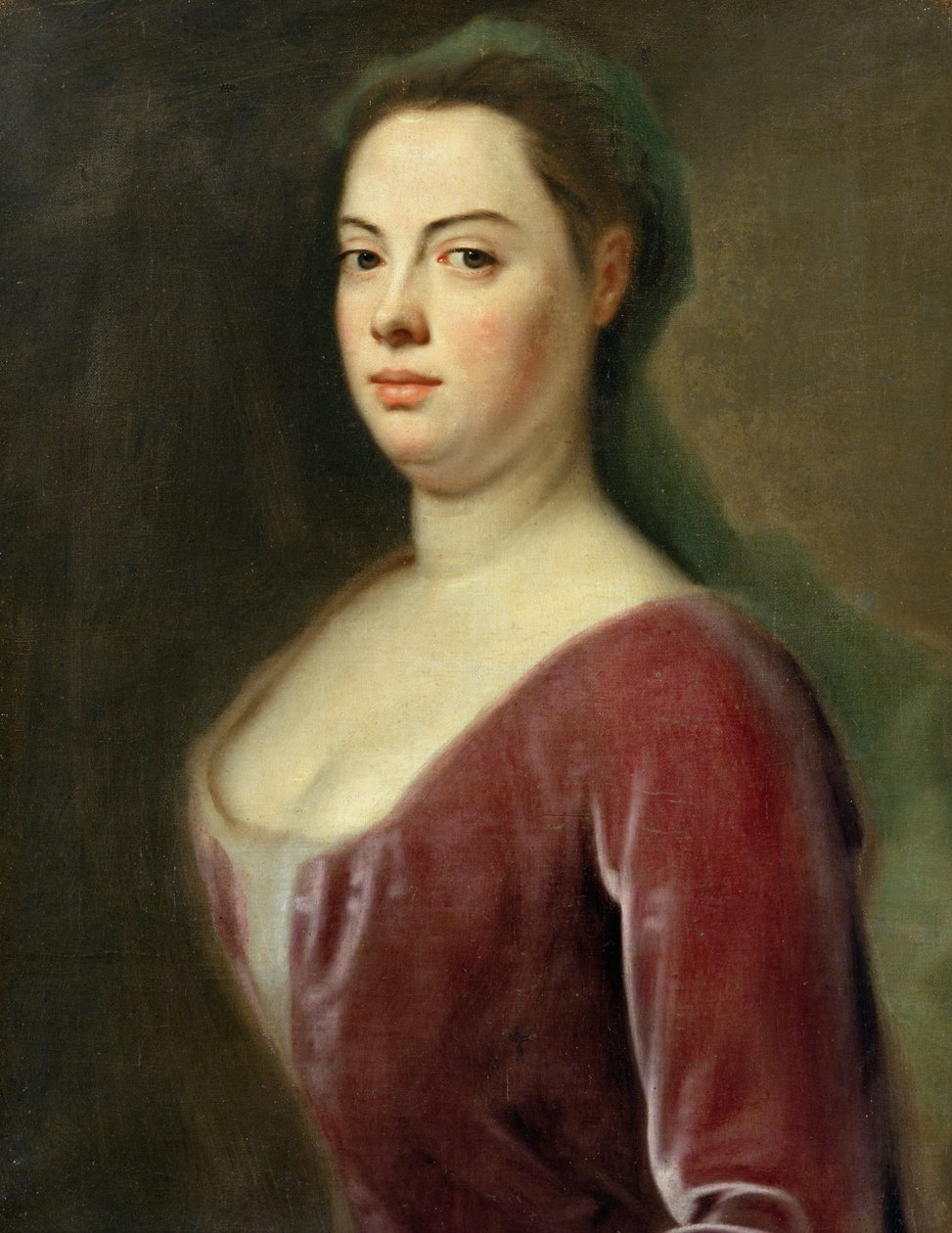 Portrett av fru Denner av Balthasar Denner