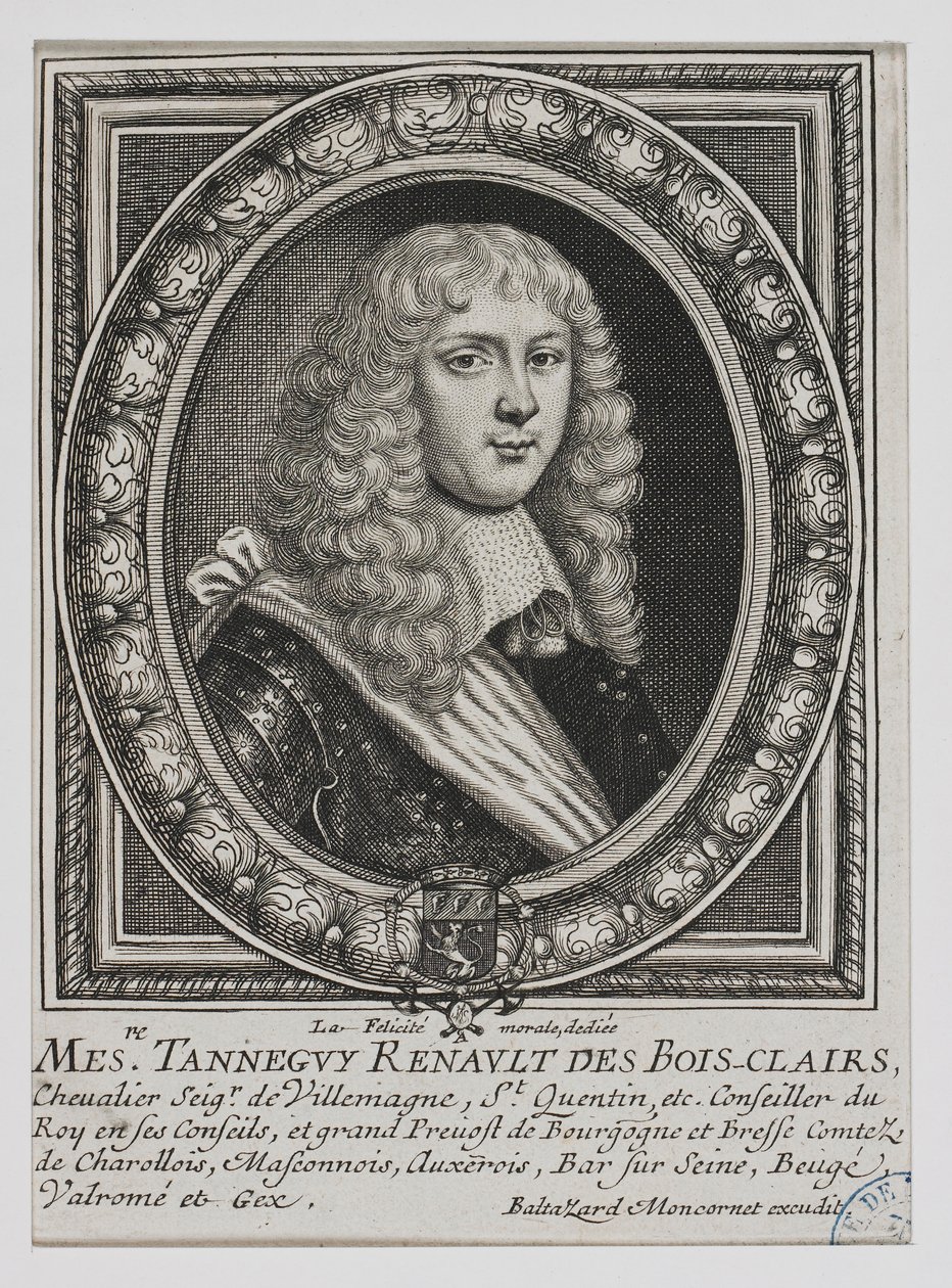 Kopi av Portrait of Tenneguy Renault des Bois-Clairs av Moncornet av Balthazar Moncornet
