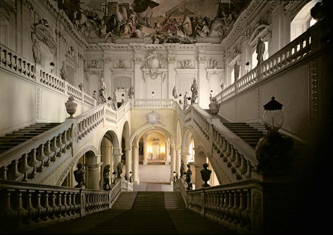 Trappen, bygget 1719-44 av Balthasar Neumann