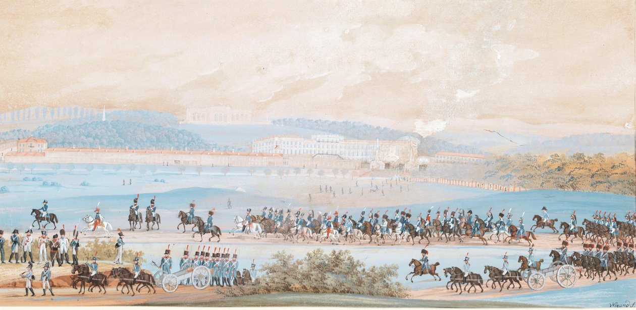 Napoleons inntreden i Schönbrunn av Balthasar Wigand