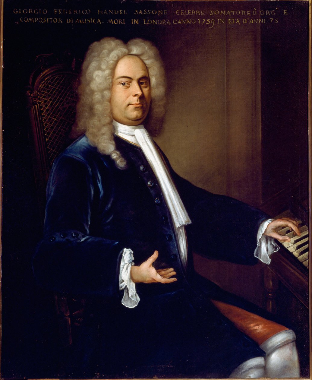 George Frideric Handel (George Frideric Handel av Balthasar (after) Denner