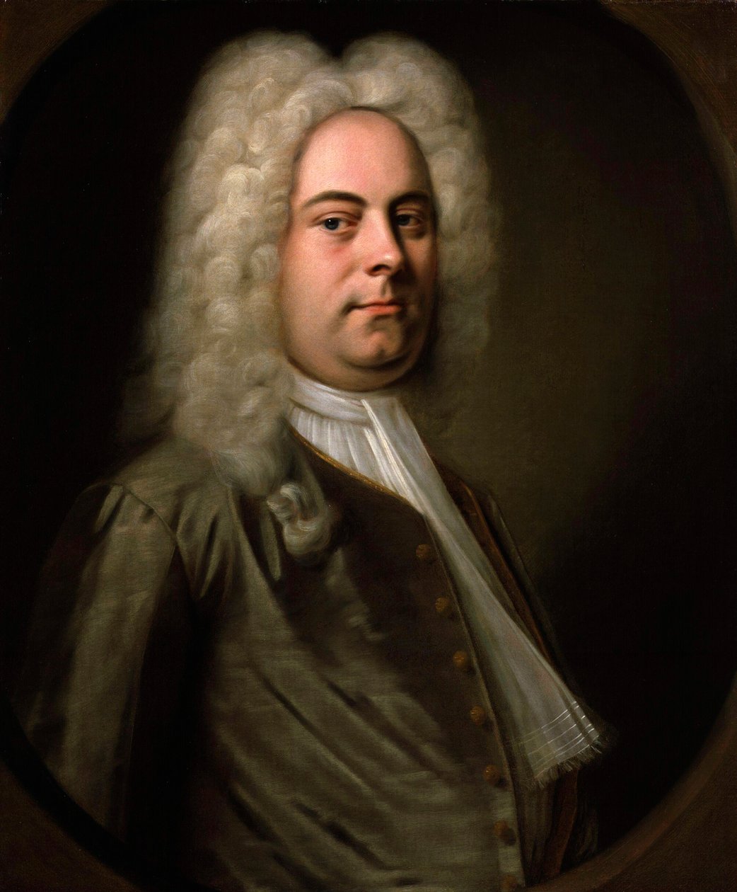George Frideric Handel , tysk komponist, 1726-1728. av Balthasar Denner
