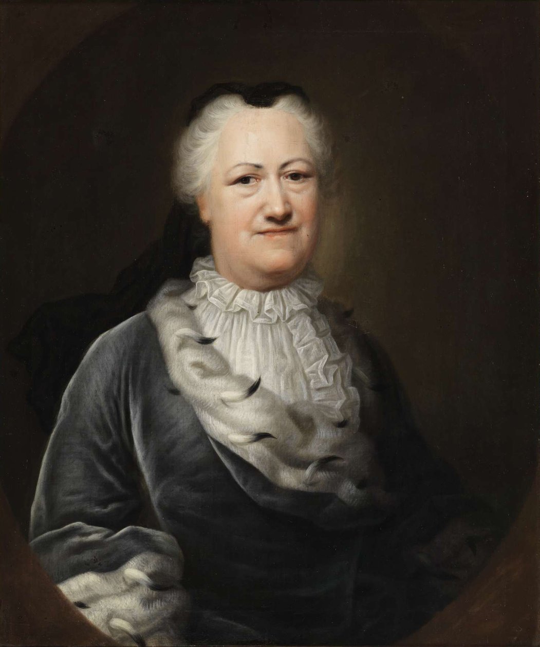 Portrett av Elisabeth Sophie Marie, prinsesse av Brunswick-Wolfenbüttel 1683-1767, 1747 av Balthasar Denner