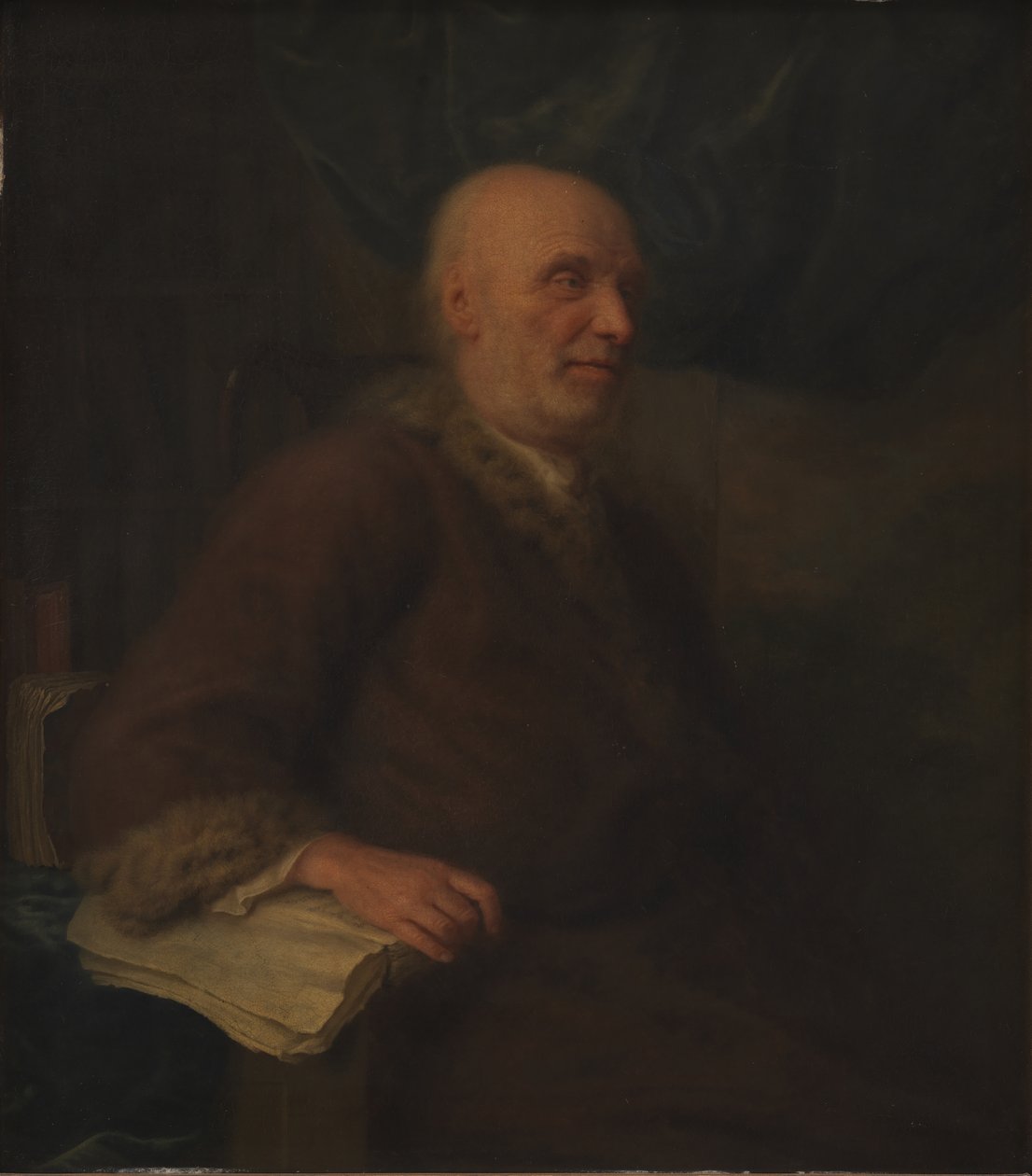 Portrett av en mann av Balthasar Denner
