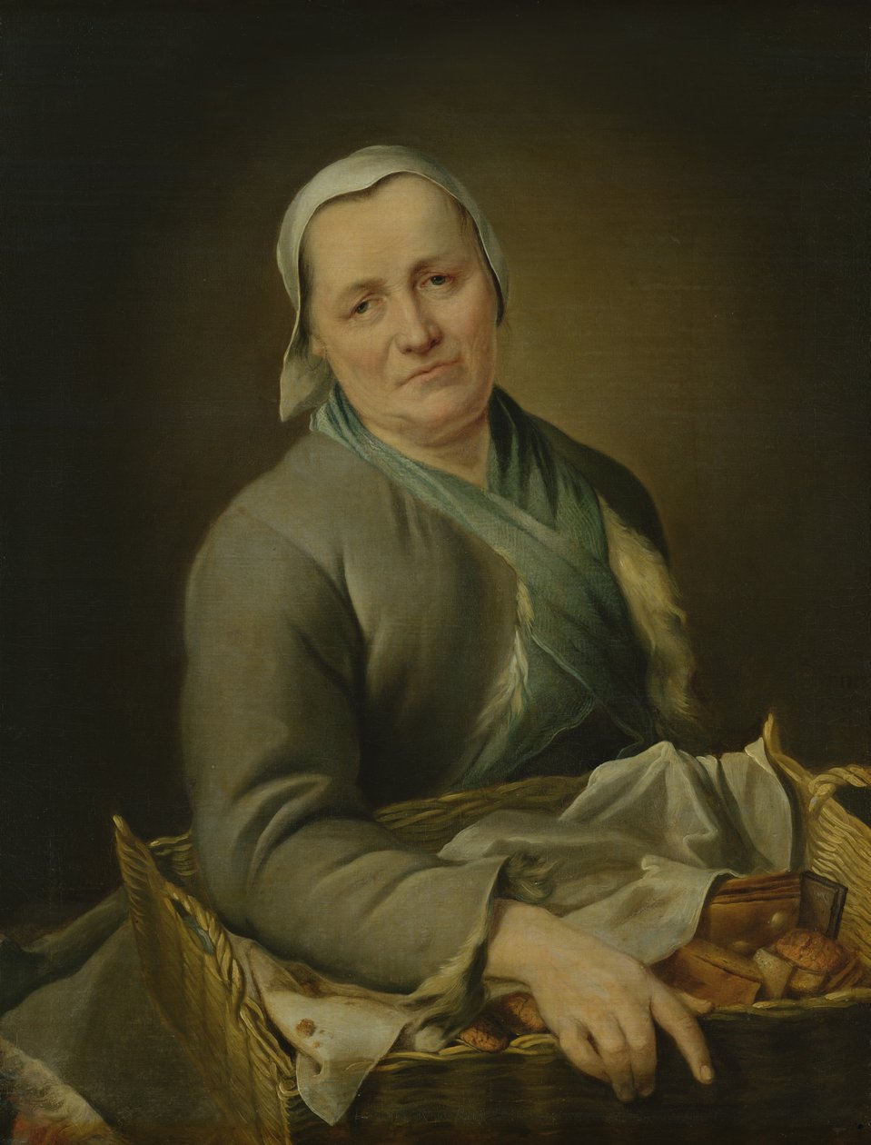 The Kitchen Maid, 1715 av Balthasar Denner